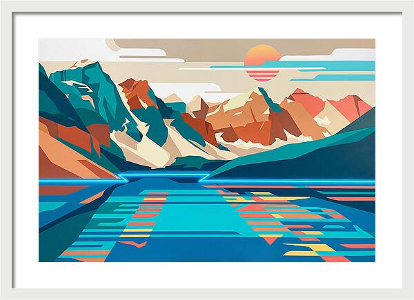 Tranquil Alpine Reflections