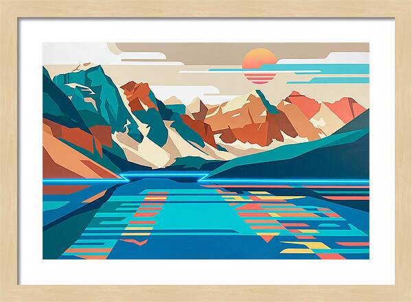 Tranquil Alpine Reflections