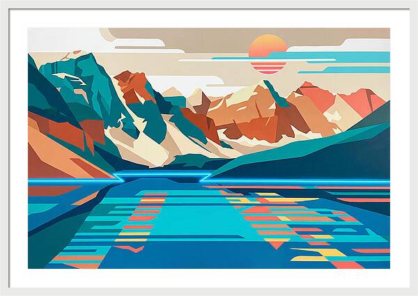 Tranquil Alpine Reflections