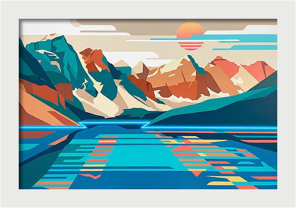 Tranquil Alpine Reflections