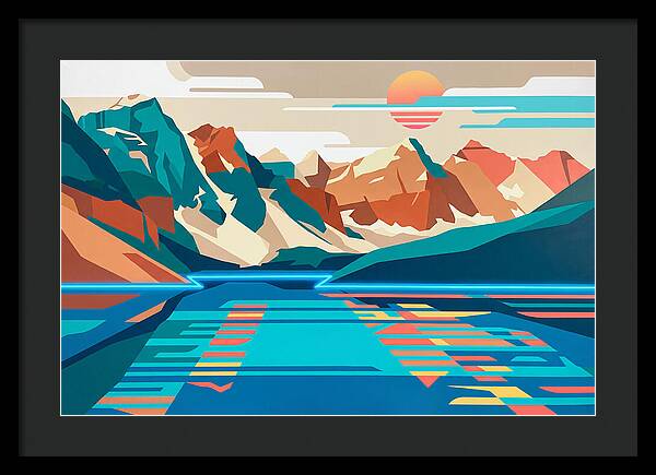 Tranquil Alpine Reflections