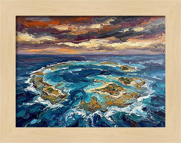 Tranquil Atoll Reflections