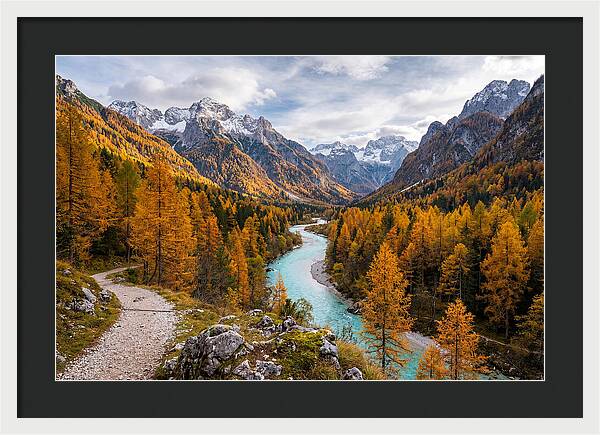 Tranquil Autumn In Triglav National Park