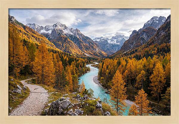 Tranquil Autumn In Triglav National Park