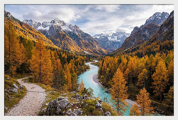 Tranquil Autumn In Triglav National Park