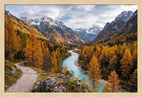 Tranquil Autumn In Triglav National Park