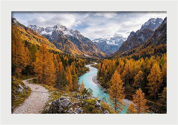 Tranquil Autumn In Triglav National Park