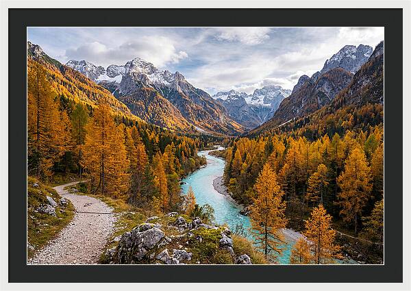 Tranquil Autumn In Triglav National Park
