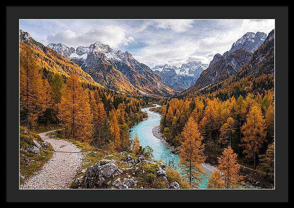 Tranquil Autumn In Triglav National Park