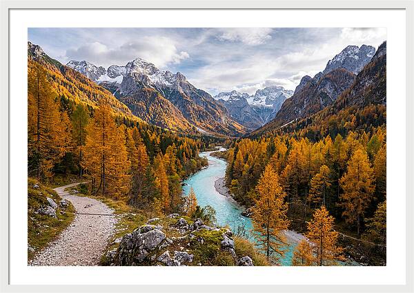 Tranquil Autumn In Triglav National Park