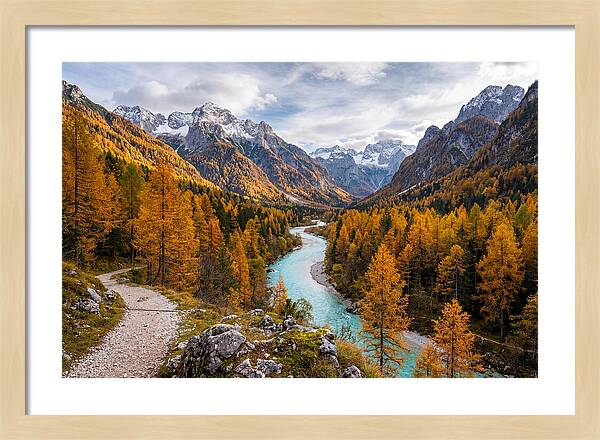 Tranquil Autumn In Triglav National Park