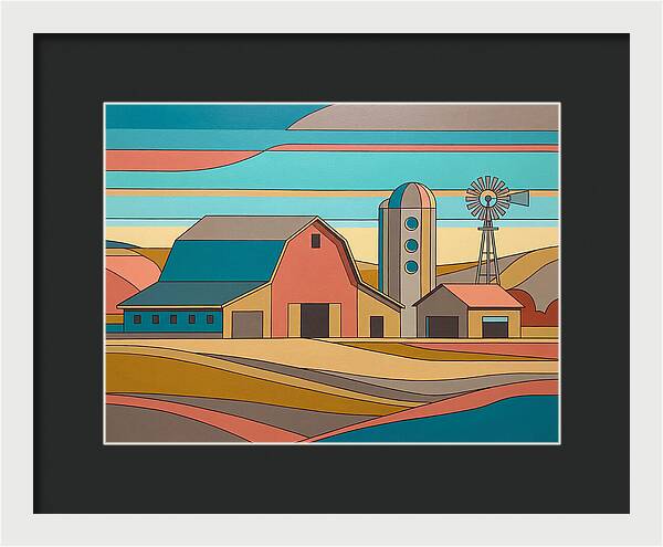 Tranquil Barn Scene