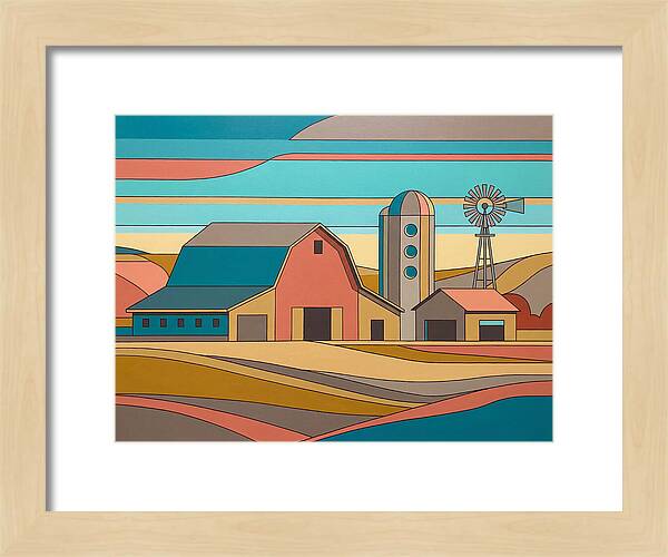 Tranquil Barn Scene