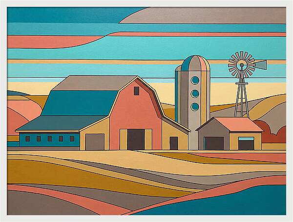 Tranquil Barn Scene