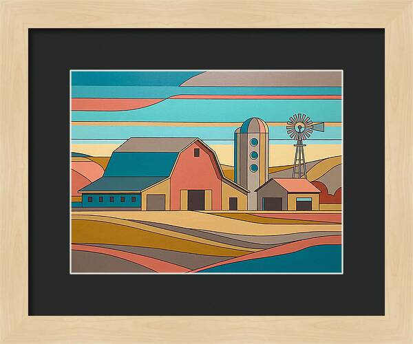 Tranquil Barn Scene