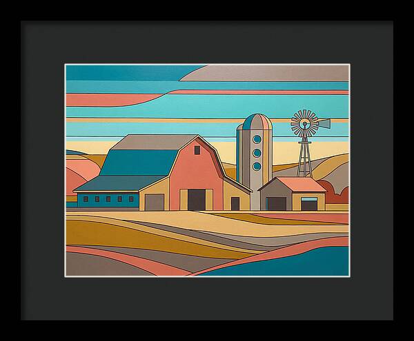 Tranquil Barn Scene