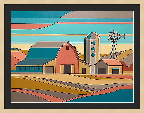 Tranquil Barn Scene