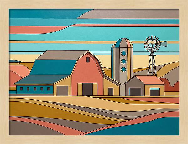 Tranquil Barn Scene