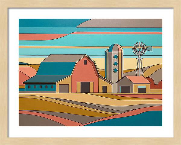 Tranquil Barn Scene