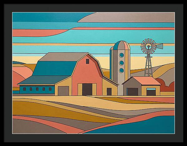 Tranquil Barn Scene
