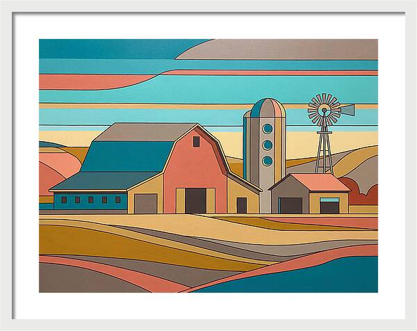 Tranquil Barn Scene