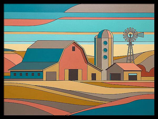Tranquil Barn Scene