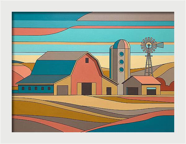 Tranquil Barn Scene