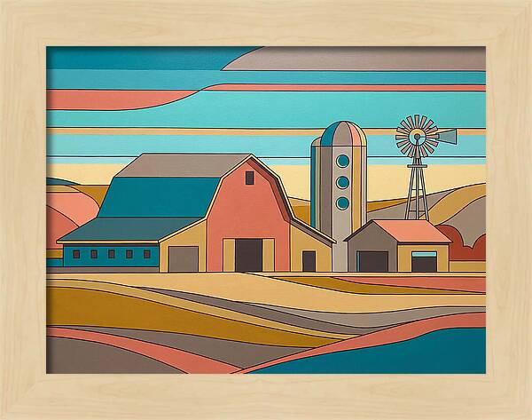 Tranquil Barn Scene