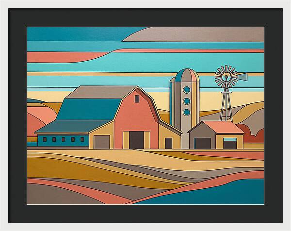 Tranquil Barn Scene