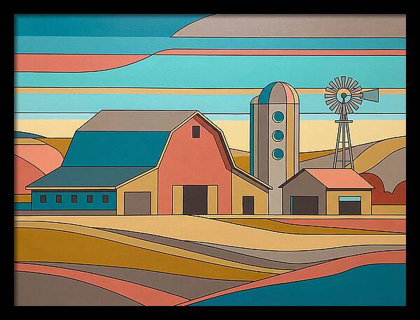 Tranquil Barn Scene