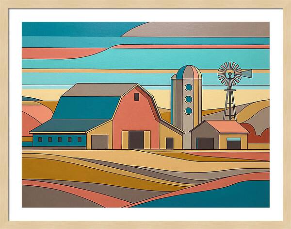 Tranquil Barn Scene