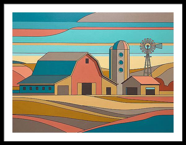 Tranquil Barn Scene
