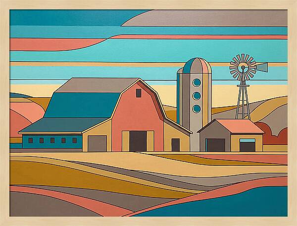 Tranquil Barn Scene