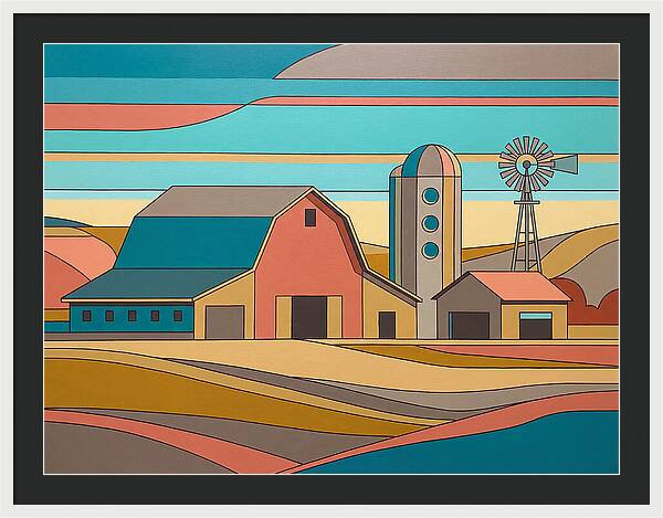 Tranquil Barn Scene