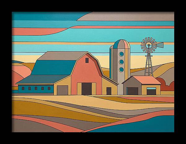 Tranquil Barn Scene