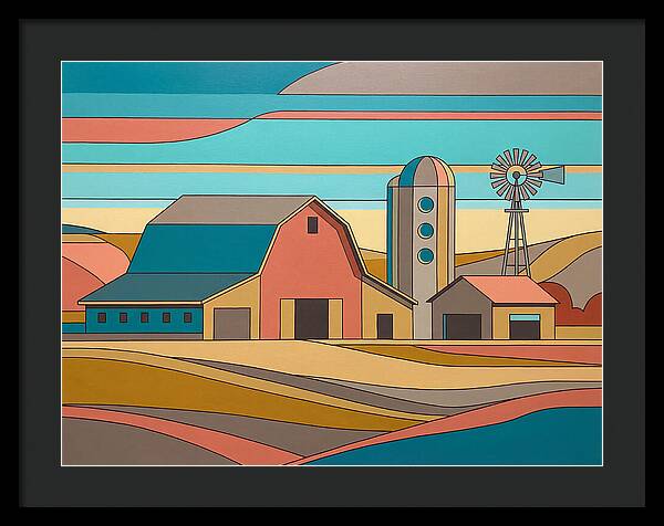 Tranquil Barn Scene