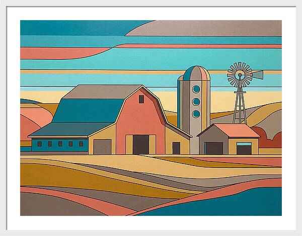 Tranquil Barn Scene