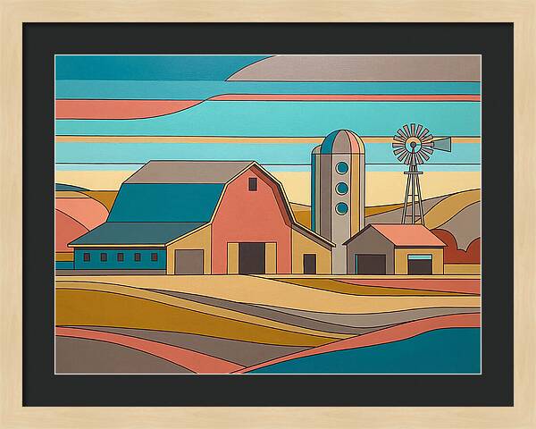 Tranquil Barn Scene