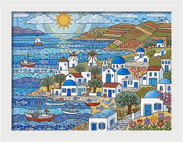Tranquil Beauty Of Greek Islands