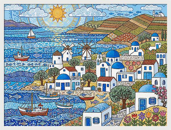 Tranquil Beauty Of Greek Islands