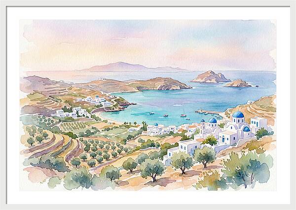 Tranquil Beauty Of Greek Isles