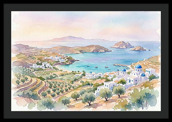 Tranquil Beauty Of Greek Isles