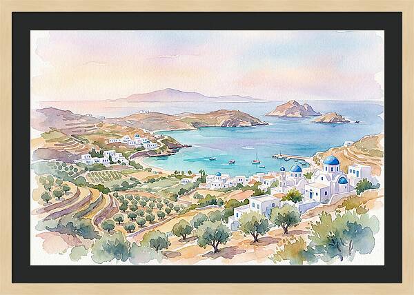 Tranquil Beauty Of Greek Isles