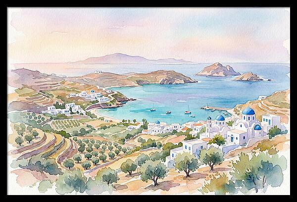 Tranquil Beauty Of Greek Isles