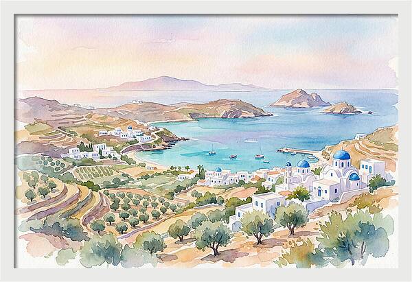 Tranquil Beauty Of Greek Isles