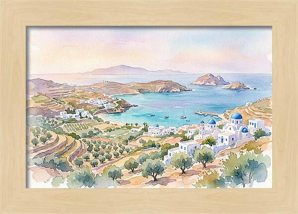 Tranquil Beauty Of Greek Isles