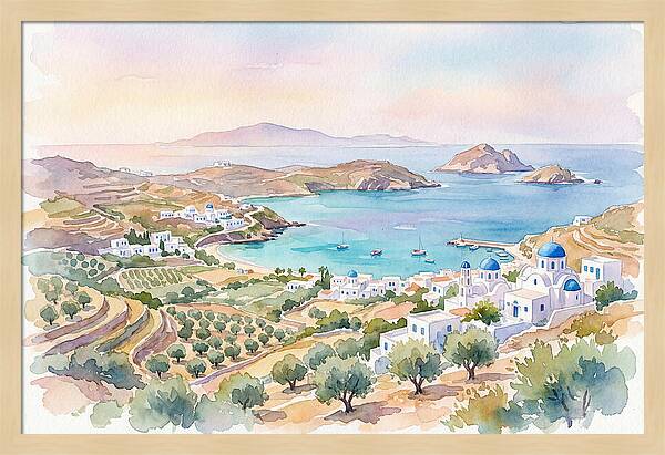 Tranquil Beauty Of Greek Isles