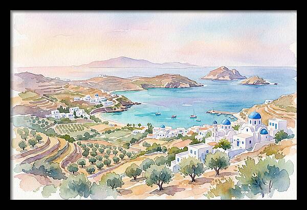 Tranquil Beauty Of Greek Isles