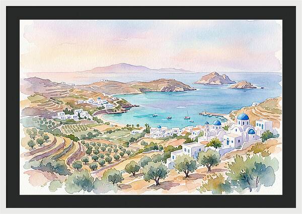 Tranquil Beauty Of Greek Isles