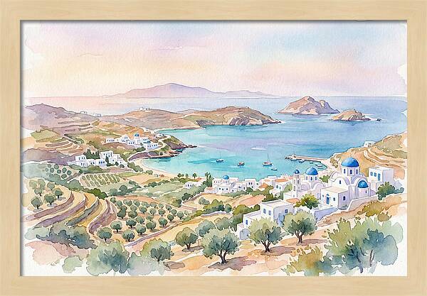 Tranquil Beauty Of Greek Isles